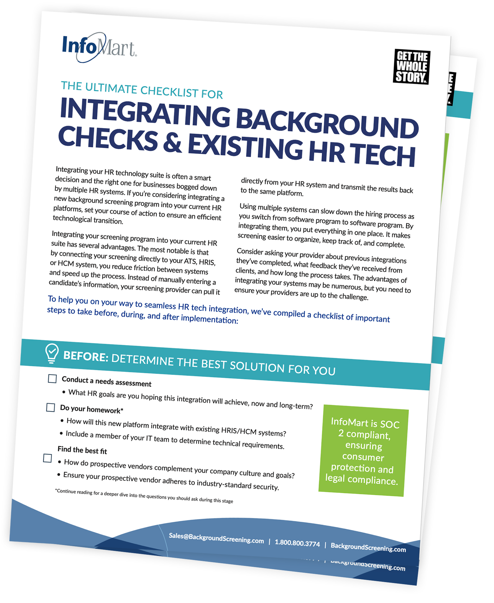 The Background Checks Checklist | Ultimate Screening Guide | InfoMart